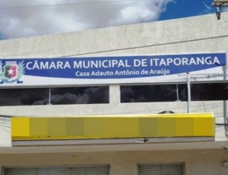 Câmara de Itaporanga não realizará reunião nesta quinta (28) devido decreto de luto oficial e ponto facultativo