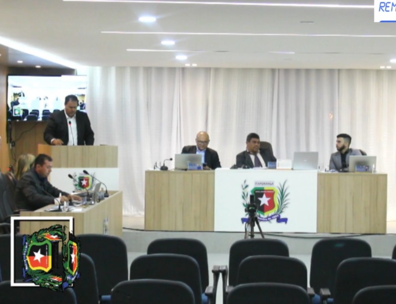 Vereadores aprovam três requerimentos durante a última reunião ordinária da Câmara de Itaporanga